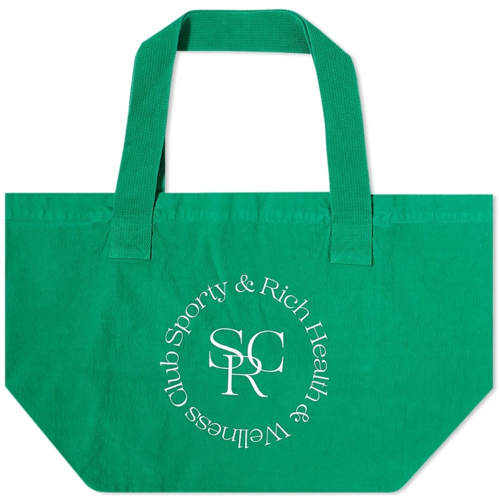 Green Sporty & Rich Tote Bag